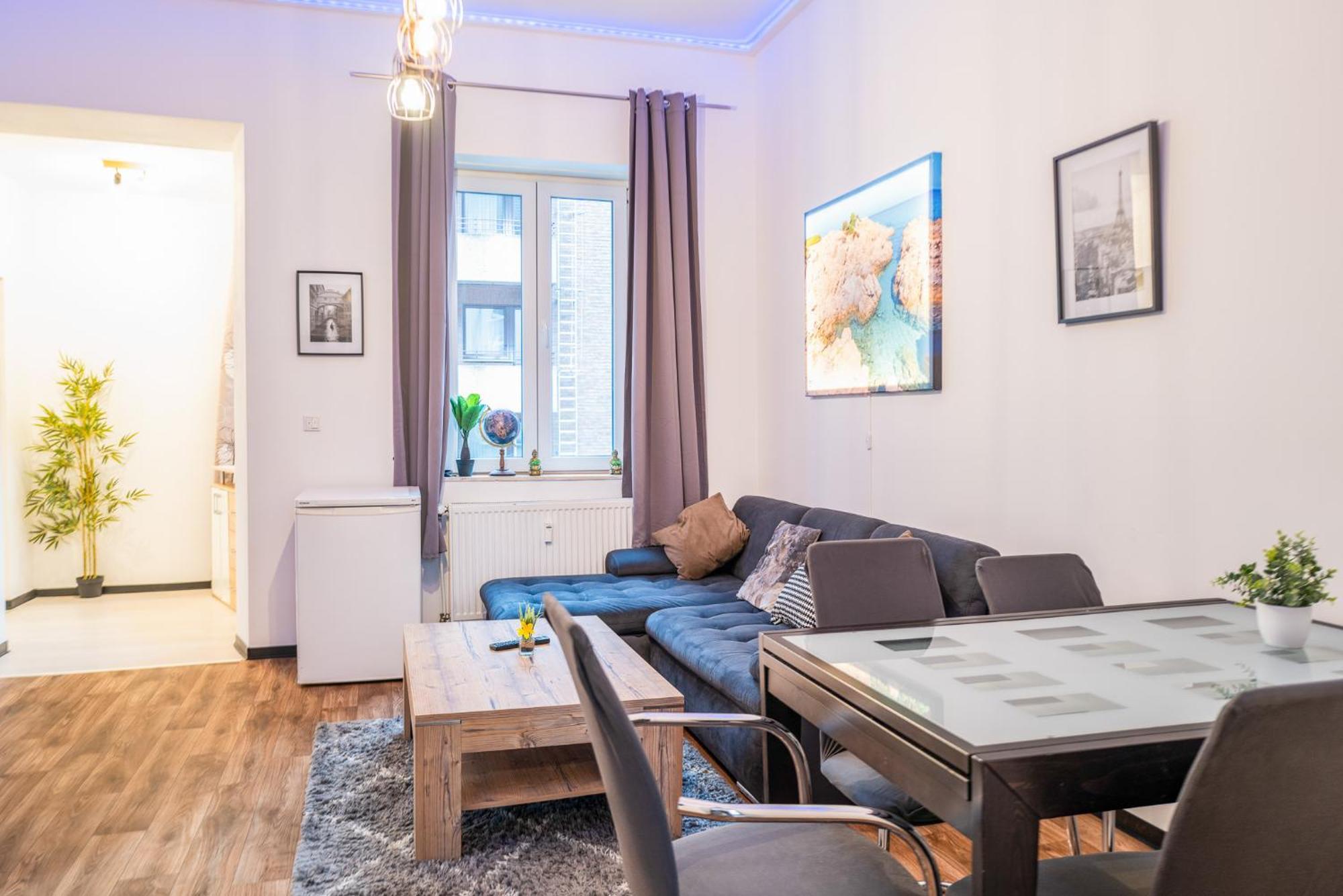 #221 Moderne City Wohnung Im Herzen Von نيوس المظهر الخارجي الصورة