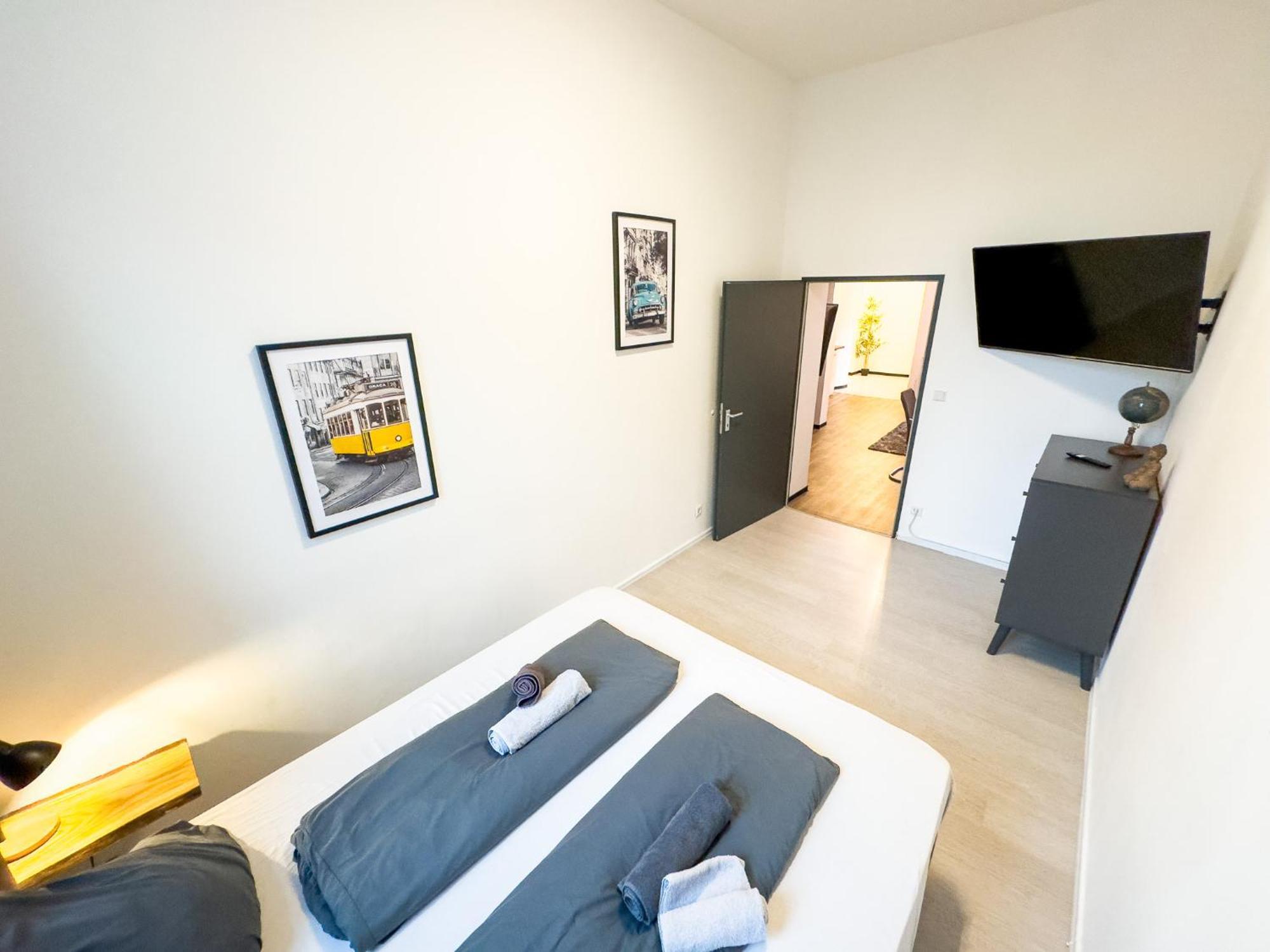 #221 Moderne City Wohnung Im Herzen Von نيوس المظهر الخارجي الصورة